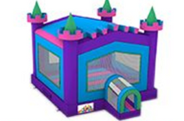 Purple Pink Inflatable Bounce House Custom Order 45+ days - Only Inflatables