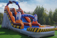 Space Adventure Inflatable Water Slide with pool - Only Inflatables