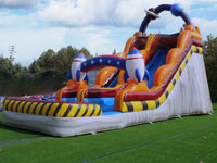 Space Adventure Inflatable Water Slide with pool - Only Inflatables